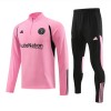 Sudadera De Entrenamiento Trajes Inter Miami CF Quarter Zip 23-24 Rosa - Hombre